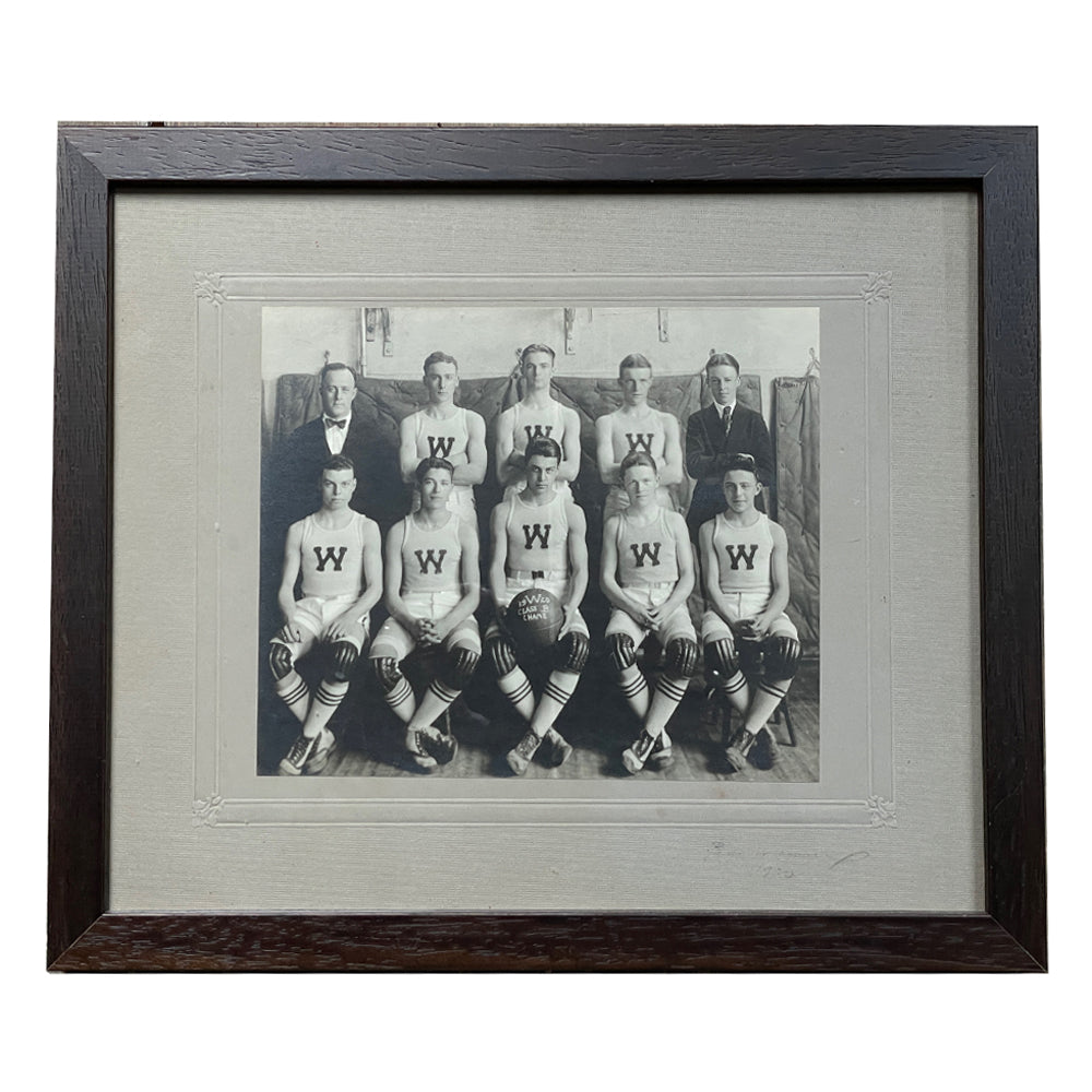 Vintage Basketball Team Photo - Classic Sports Memorabilia for Collectors & Fans - Perfect for Home Decor, Man Cave, or Sports Themed Gifts