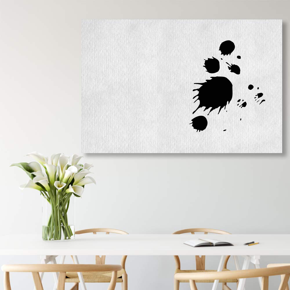 Rustic Ink Canvas Wall Art - 12x18 Inches Framed Prints for Bedroom, Living Room, Office & Home Decor - Perfect for Modern, Farmhouse & Minimalist Interiors