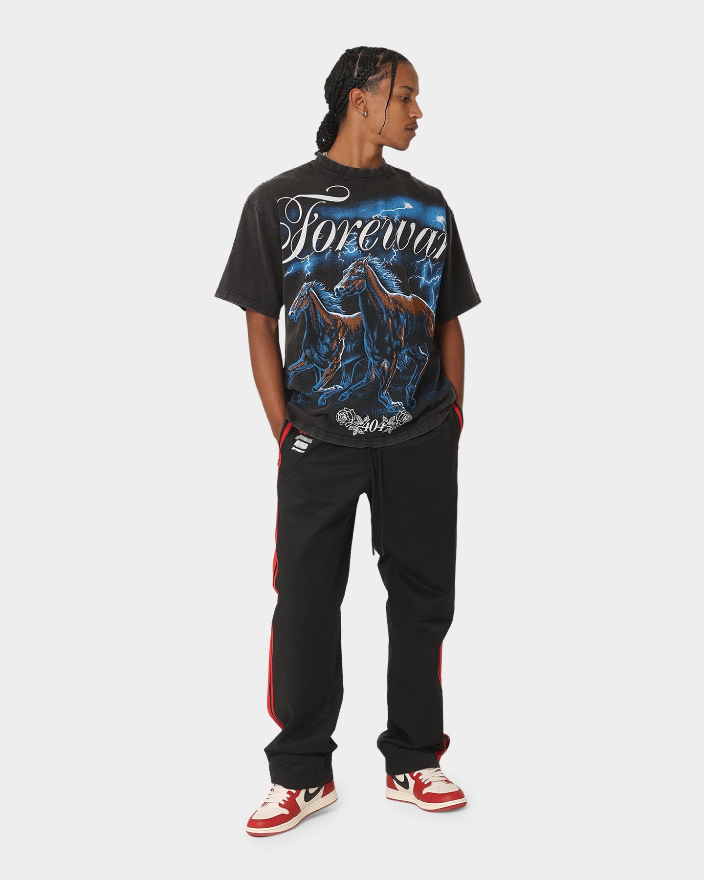 404 Night Rider Vintage Black T-Shirt - Retro Graphic Tee for Men & Women - Perfect for Casual Wear, Street Style & 80s Nostalgia