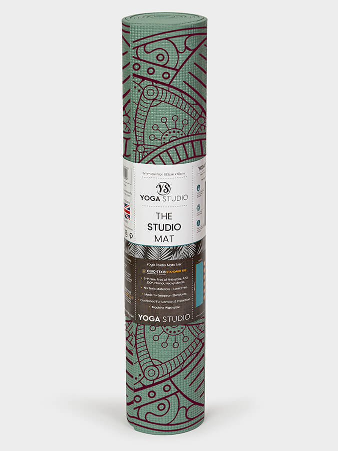 Premium 6mm Non-Slip Yoga Mat for Hot Yoga & Home Workouts - Eco-Friendly TPE Material for Enhanced Grip & Comfort