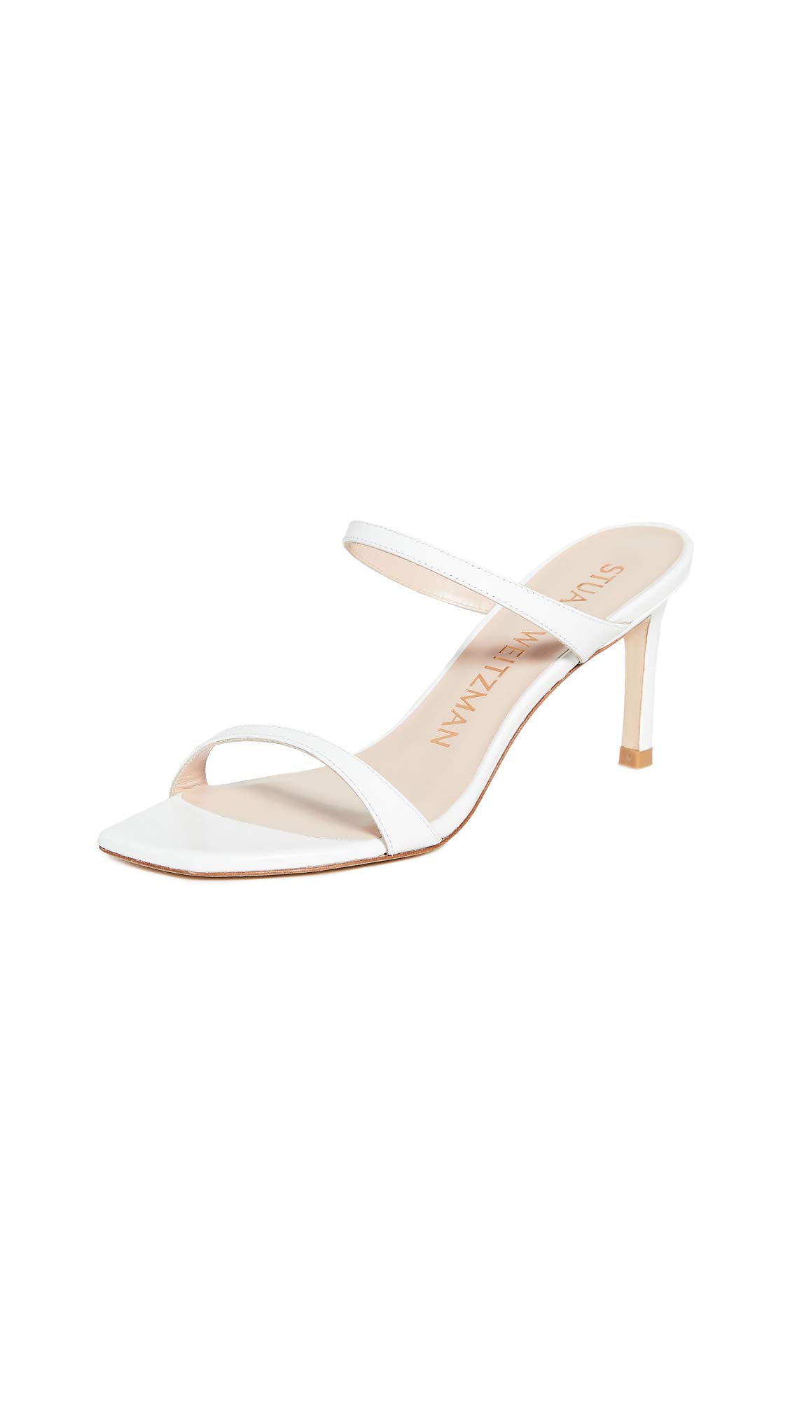 Stuart Weitzman Women's Aleena 75mm Slide Sandals - Comfortable Summer Casual Slides for Beach, Pool, and Everyday Wear