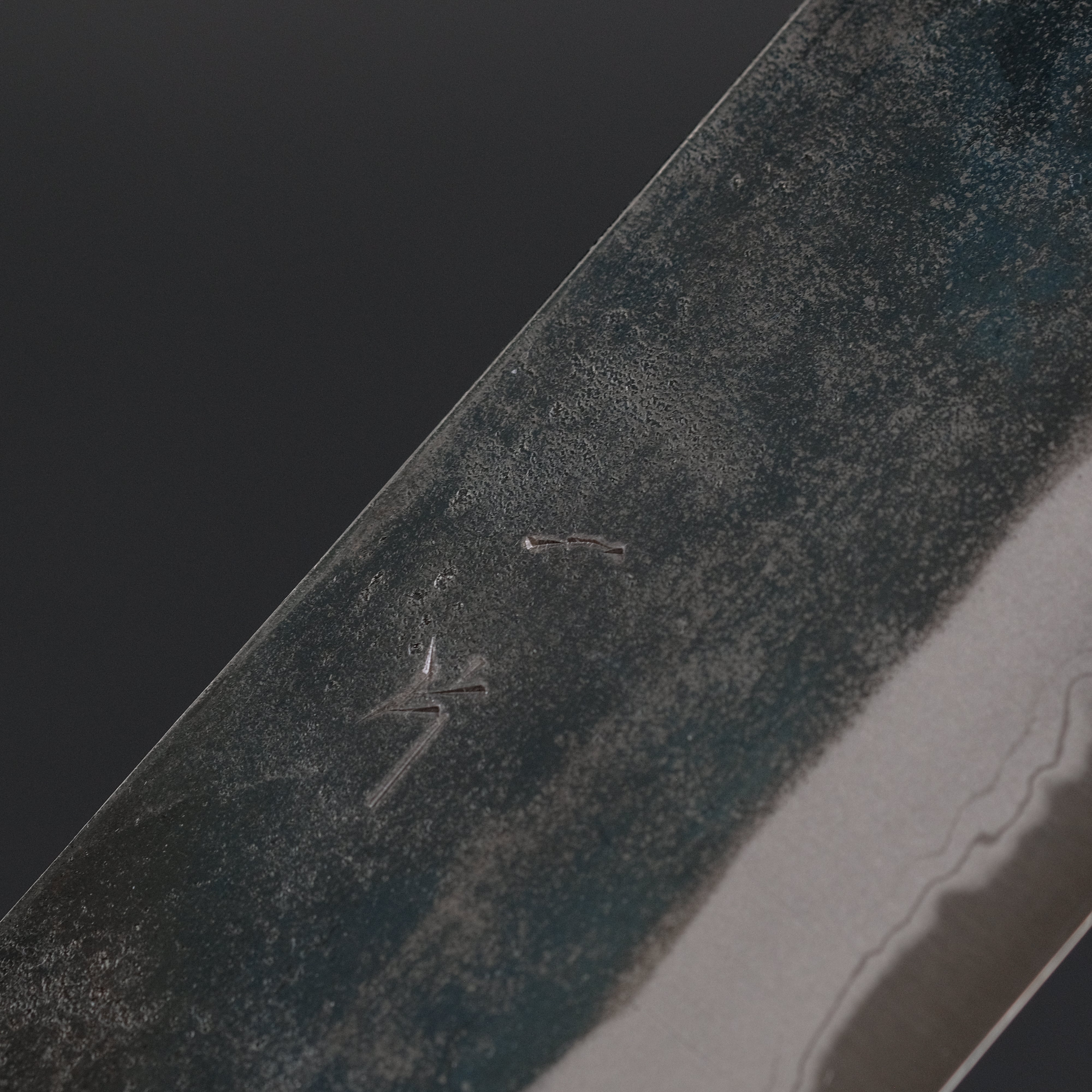 Hitohira Echizen NB White #2 Kurouchi Damascus Nakiri Knife 165mm - Japanese Chef Knife with Walnut Handle & Rengas Ferrule - Perfect for Slicing Vegetables, Herbs & Sushi Preparation