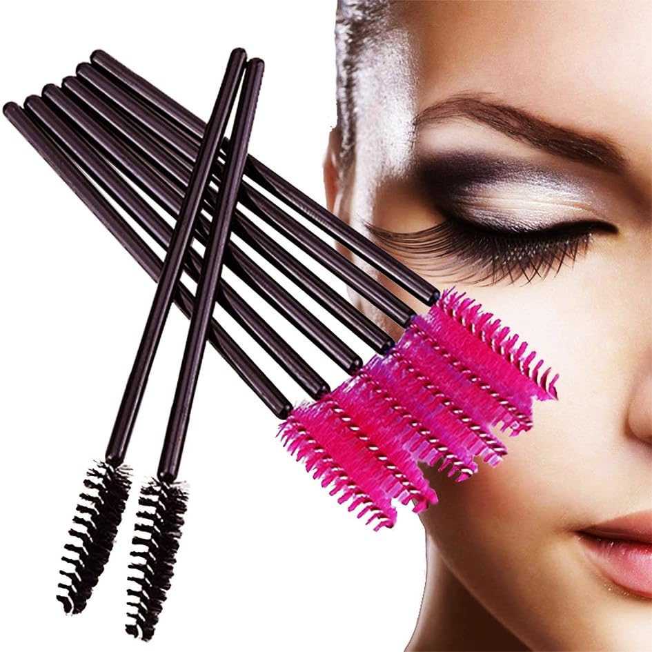 5-Piece Spoolie Eyebrow Brush Set - Perfect for Mascara Application & Eyebrow Grooming | Ideal for Makeup Artists, Beauty Enthusiasts & DIY Lash Extensions