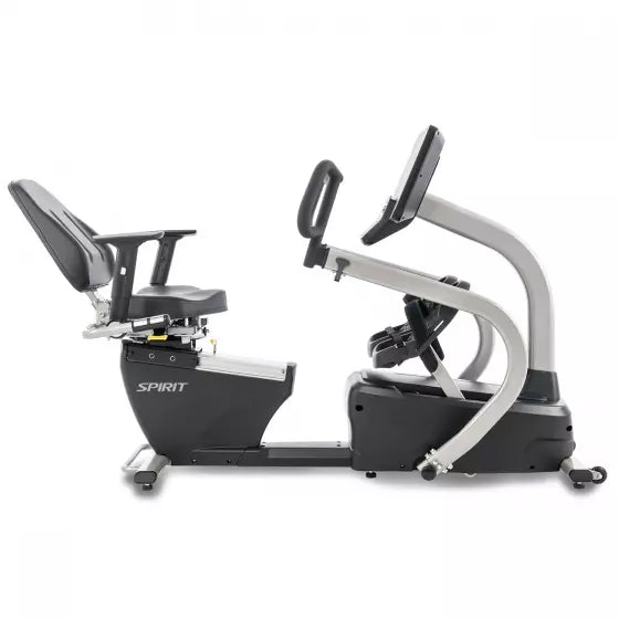 Spirit CRS800S Recumbent Stepper Exercise Bike - Low Impact Cardio Machine for Home Gym, Seniors & Physical Therapy - Compact Fitness Equipment for Small Spaces & Rehabilitation Workouts