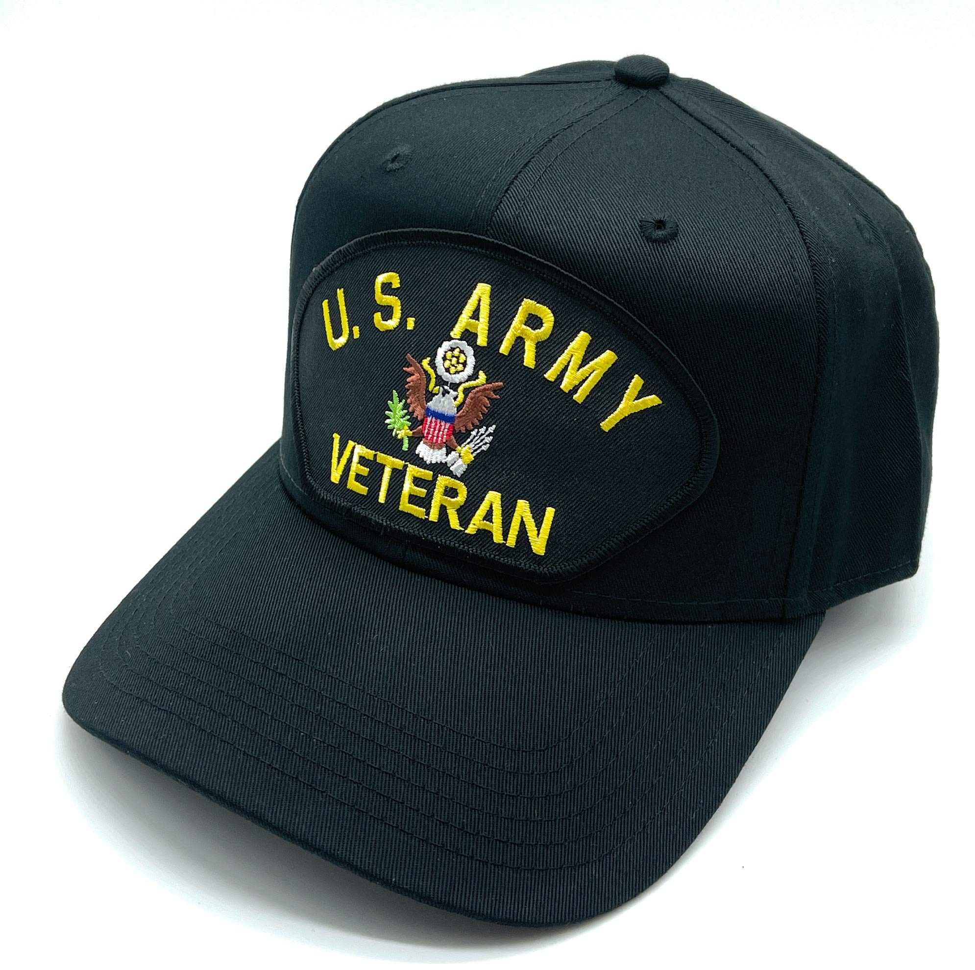 US Army Veteran Patch Adjustable Baseball Cap - Military Apparel for Men & Women - Perfect for Outdoor Activities, Sports & Patriotic Events