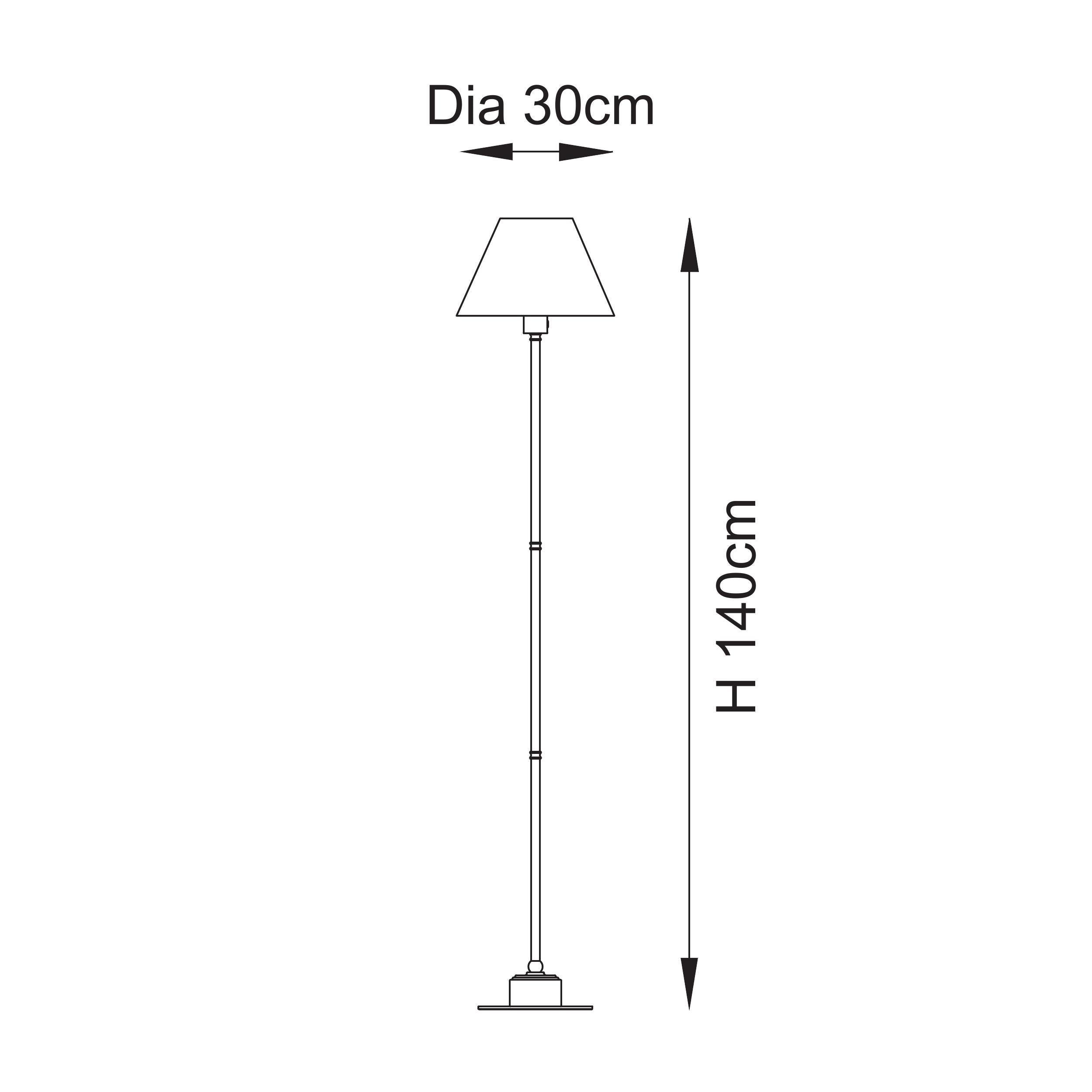 Rechargeable Brass Floor Lamp with 30cm Zigzag Cotswold Green Shade - Modern Lighting for Living Room, Bedroom & Office