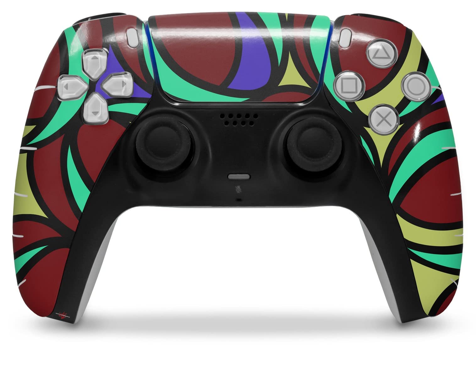 PS5 DualSense Controller Skin Wrap - Crazy Dots 04 for Gaming Protection