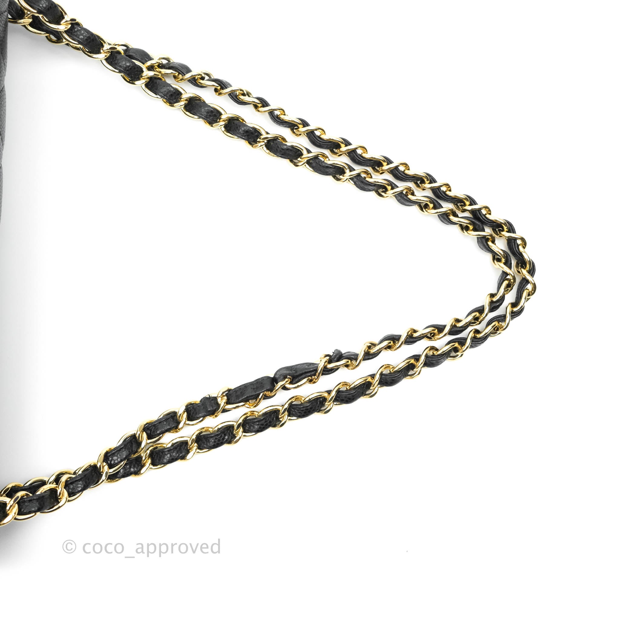 Chanel Classic Double Flap Maxi Bag in Black Caviar Leather with Gold Hardware - Luxury Handbag for Women, Perfect for Work, Evening Events & Special Occasions