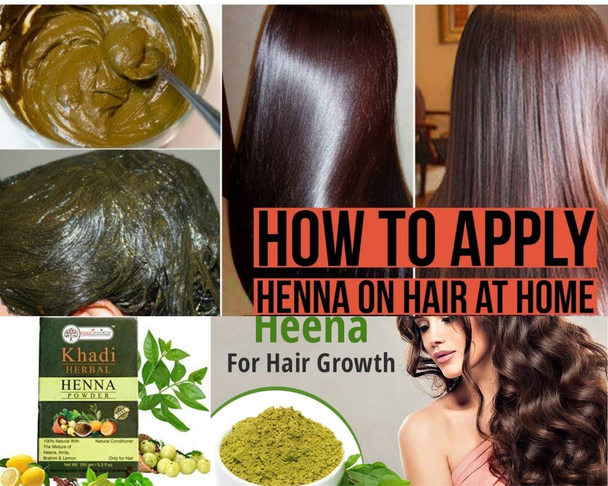 KHADI RISHIKESH Herbal Henna Powder for Hair Growth | Natural Hair Conditioner Reduces Hair Fall & Dandruff | Handmade Mehndi Powder Repairs Damage & Strengthens Hair | Paraben & Chemical Free | 150g with Free Hair Coloring Brush | Perfect for Natural Hair Care & DIY Hair Coloring at Home