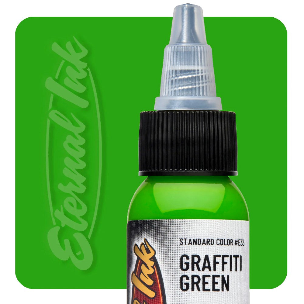 Eternal Ink Graffiti Green - Premium Permanent Marker for Artists & DIY Projects - Perfect for Street Art, Murals & Creative Designs