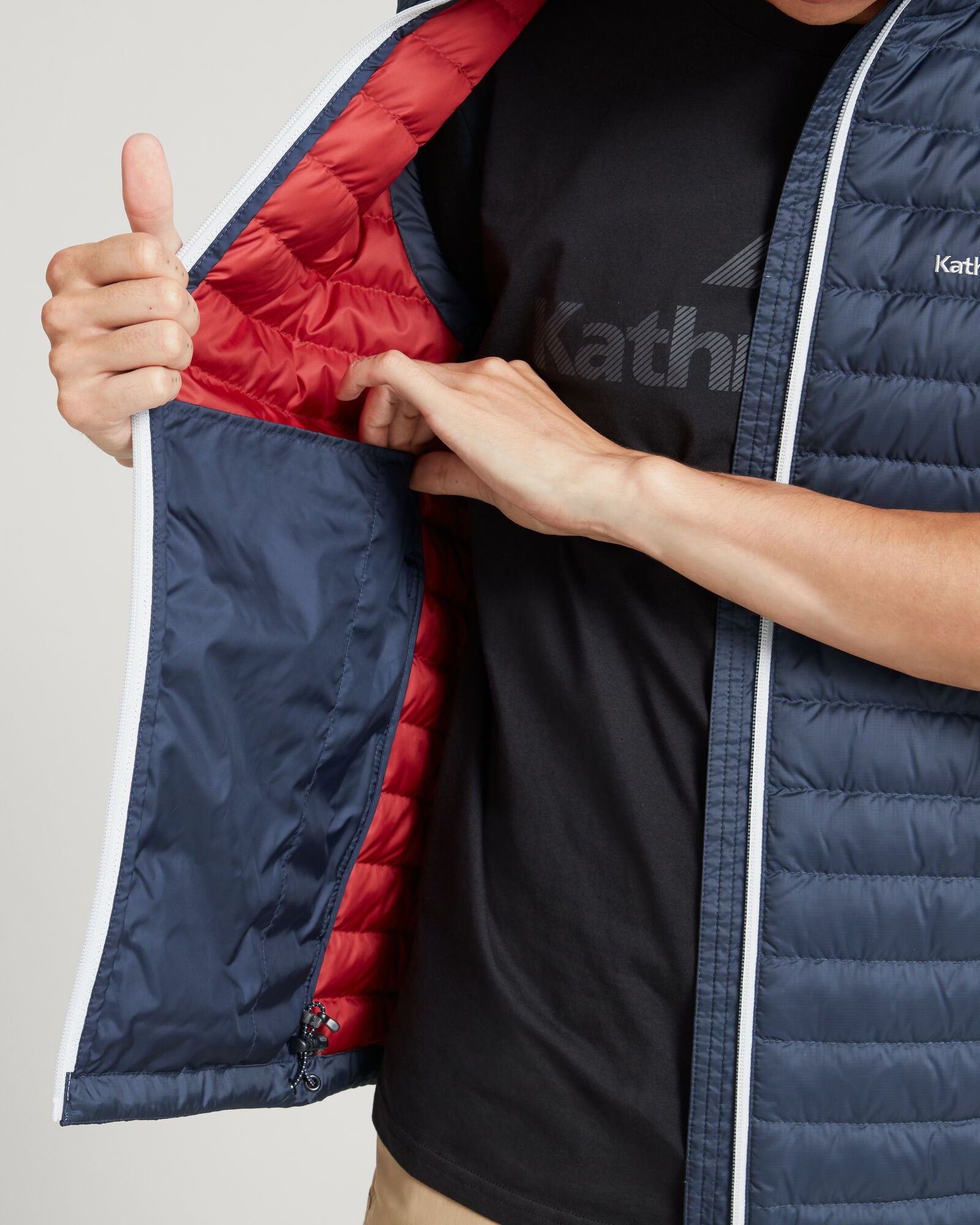 Men's Heli Down Vest - Lightweight Warm Puffer Jacket for Winter Outdoor Activities | Midnight Navy | Perfect for Hiking, Camping & Cold Weather Adventures