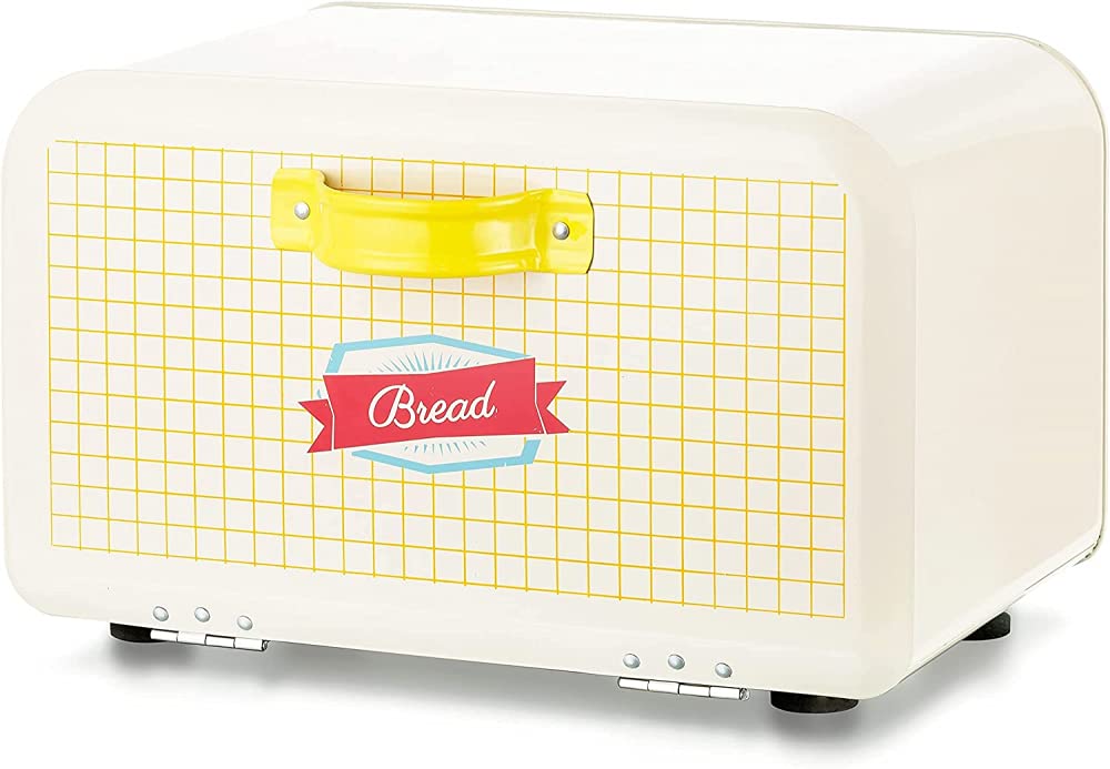 Large Capacity Metal Bread Box with Front Opening Door - Rustproof Kitchen Countertop Storage for Bread, Pastries & Home Sundries | Perfect for Pantry, Bakery & Dining Room Organization