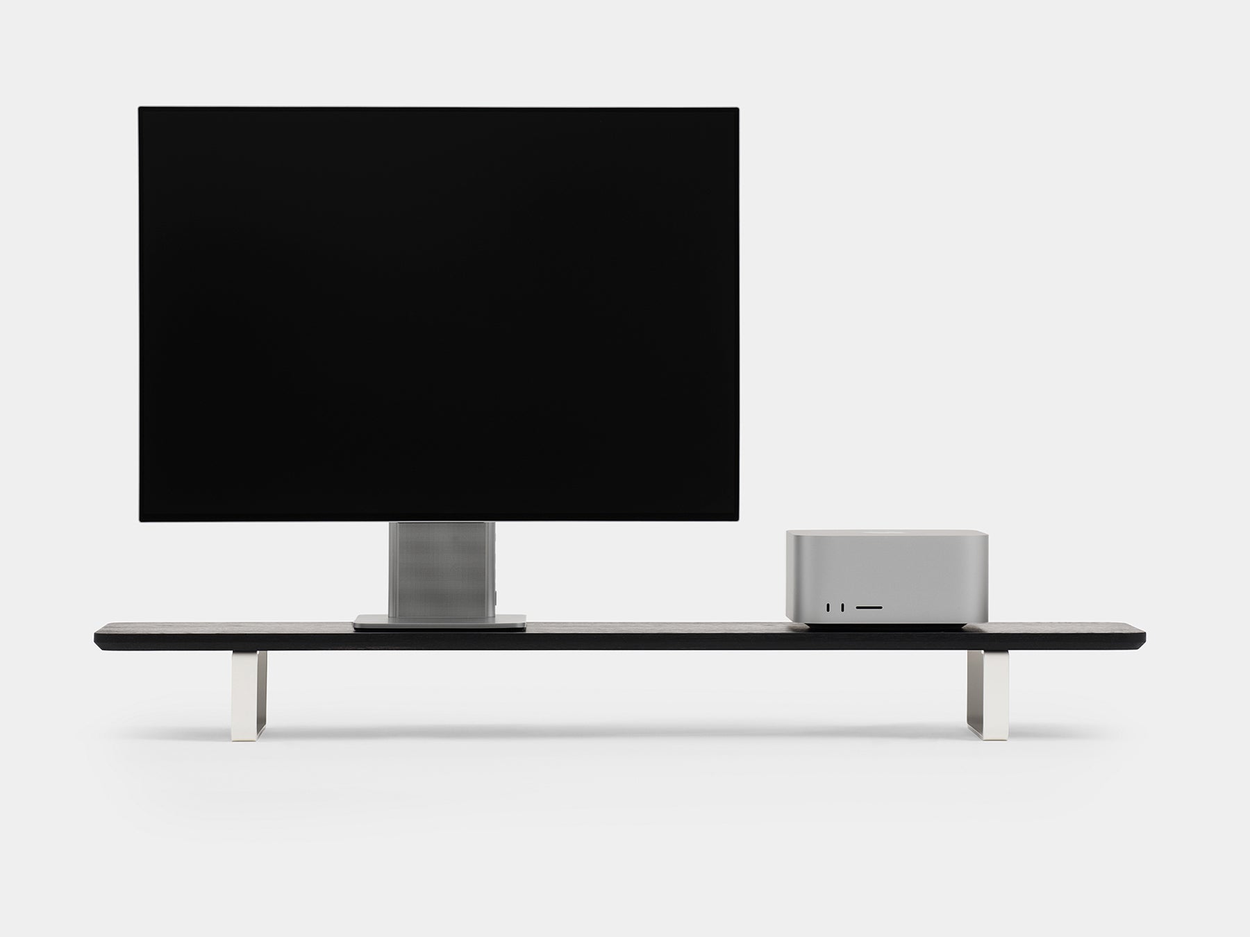 Dual Monitor Stand for Desk - Adjustable Computer Monitor Riser with Shelf - Perfect for Home Office, Gaming Setup & Workspace Organization