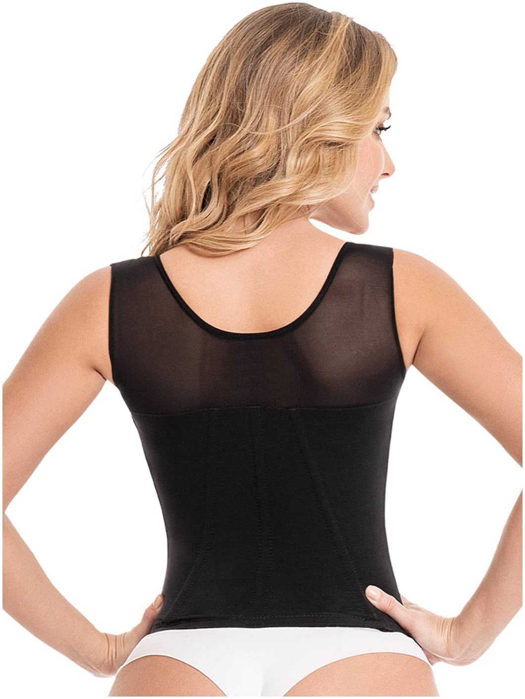 MYD C-4055 Colombian Shapewear for Women - High Compression Waist Trainer & Body Shaper Vest - Slimming Tummy Control Girdle for Postpartum, Workout & Everyday Wear