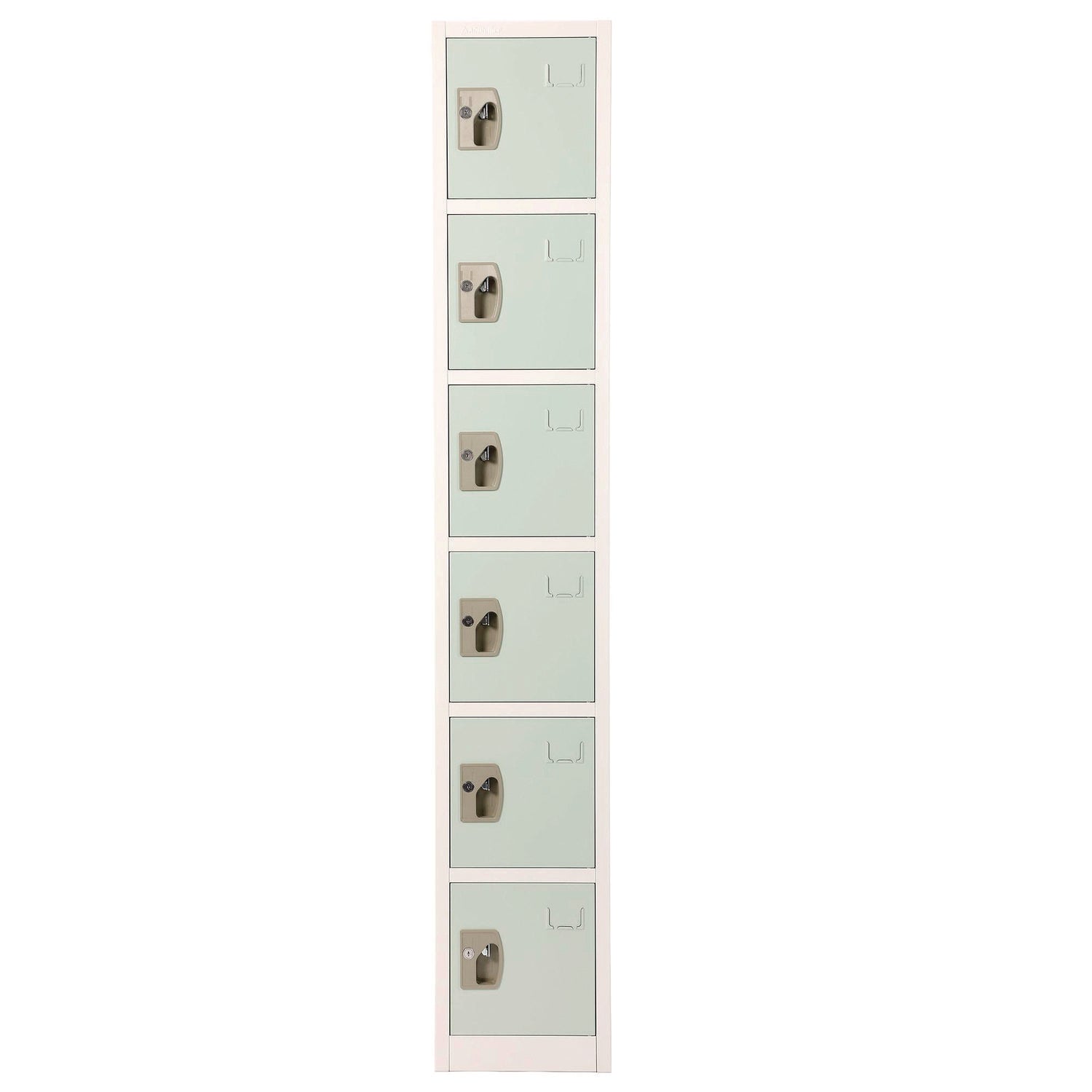 AdirOffice 6-Compartment Steel Storage Locker - 12
