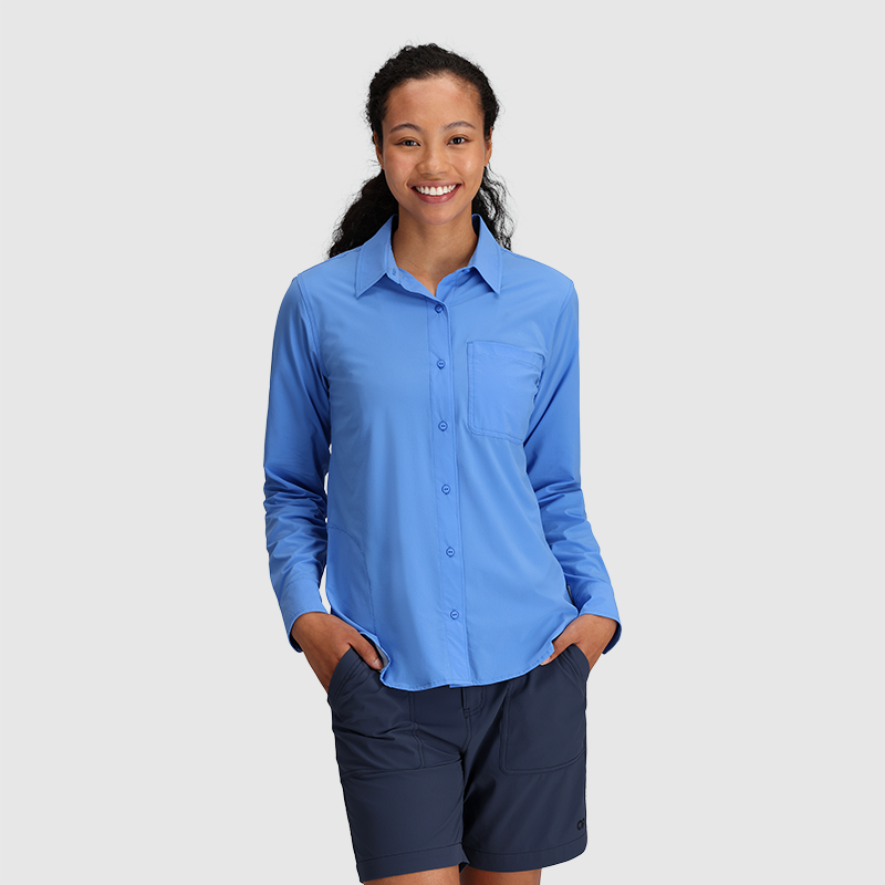 Astroman Women's UPF 50+ Long Sleeve Sun Shirt - Lightweight Breathable UV Protection Shirt for Hiking, Fishing & Outdoor Activities