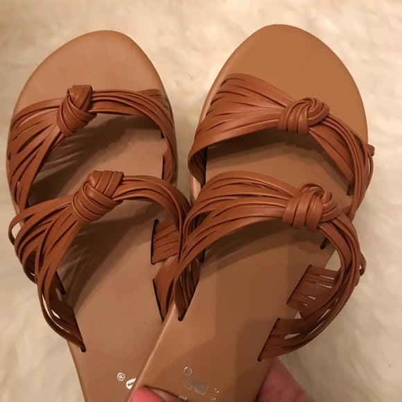 Vanessa Women's Camel Leather Sandals - Comfortable & Stylish Summer Walking Shoes for Beach, Travel & Casual Outfits