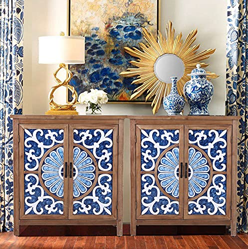 PHI VILLA Accent Cabinet with Doors - Modern Sideboard Buffet Cabinet for Living Room Storage, Entryway Hallway Organizer, Farmhouse Style Home Decor Furniture for Dining Room & Bedroom