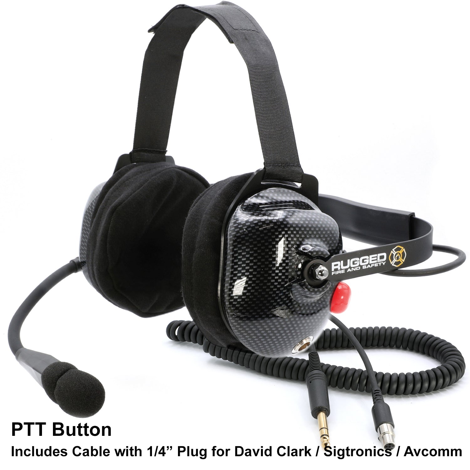FHS Behind The Head Fire Safety Industrial Headset - ANSI Certified Hearing Protection for Construction, Manufacturing & Emergency Response Teams - Ideal for Loud Work Environments & Fire Safety Training