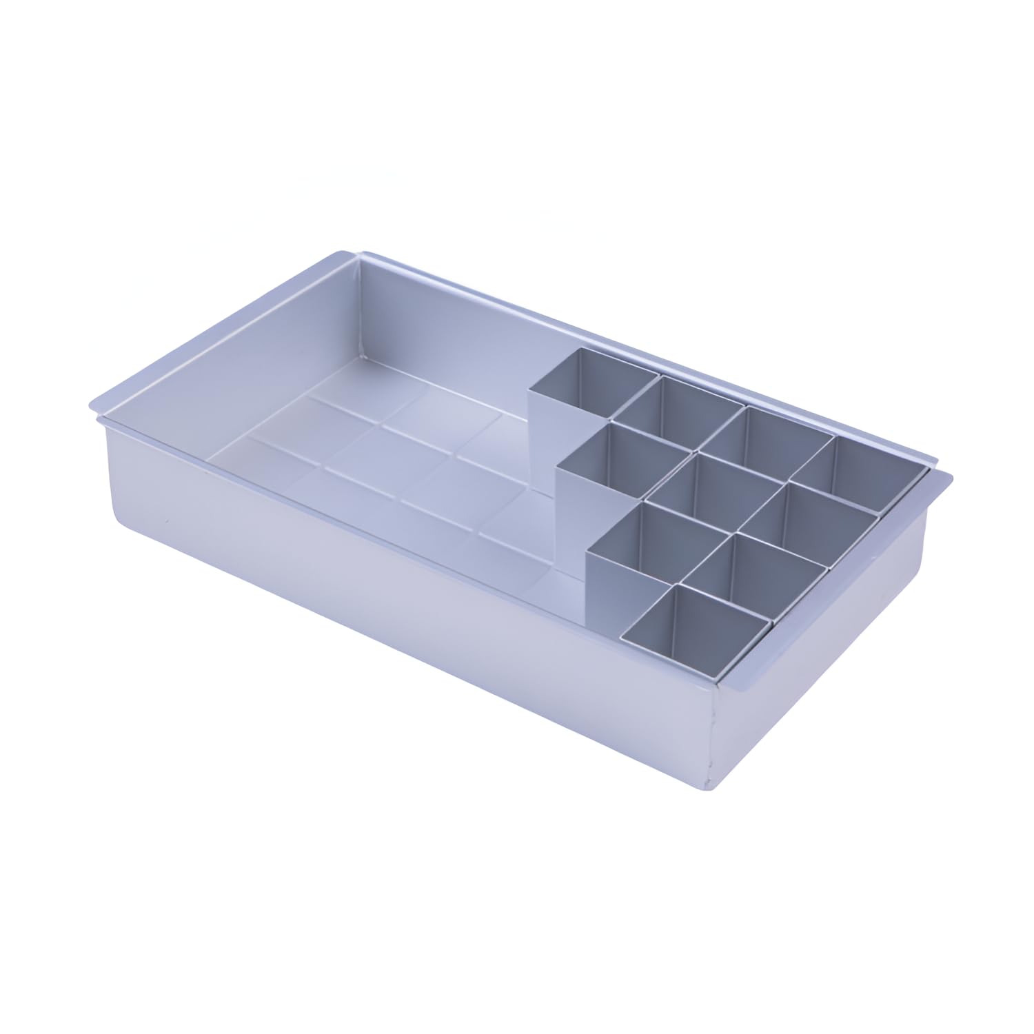 Square Aluminum DIY Number Cake Pan Set (0-9) - Reusable Letter & Number Mousse Cake Molds for Wedding, Birthday, Baby Shower & Anniversary Celebrations - Perfect for Custom Cakes, Cupcakes & Dessert Decorations