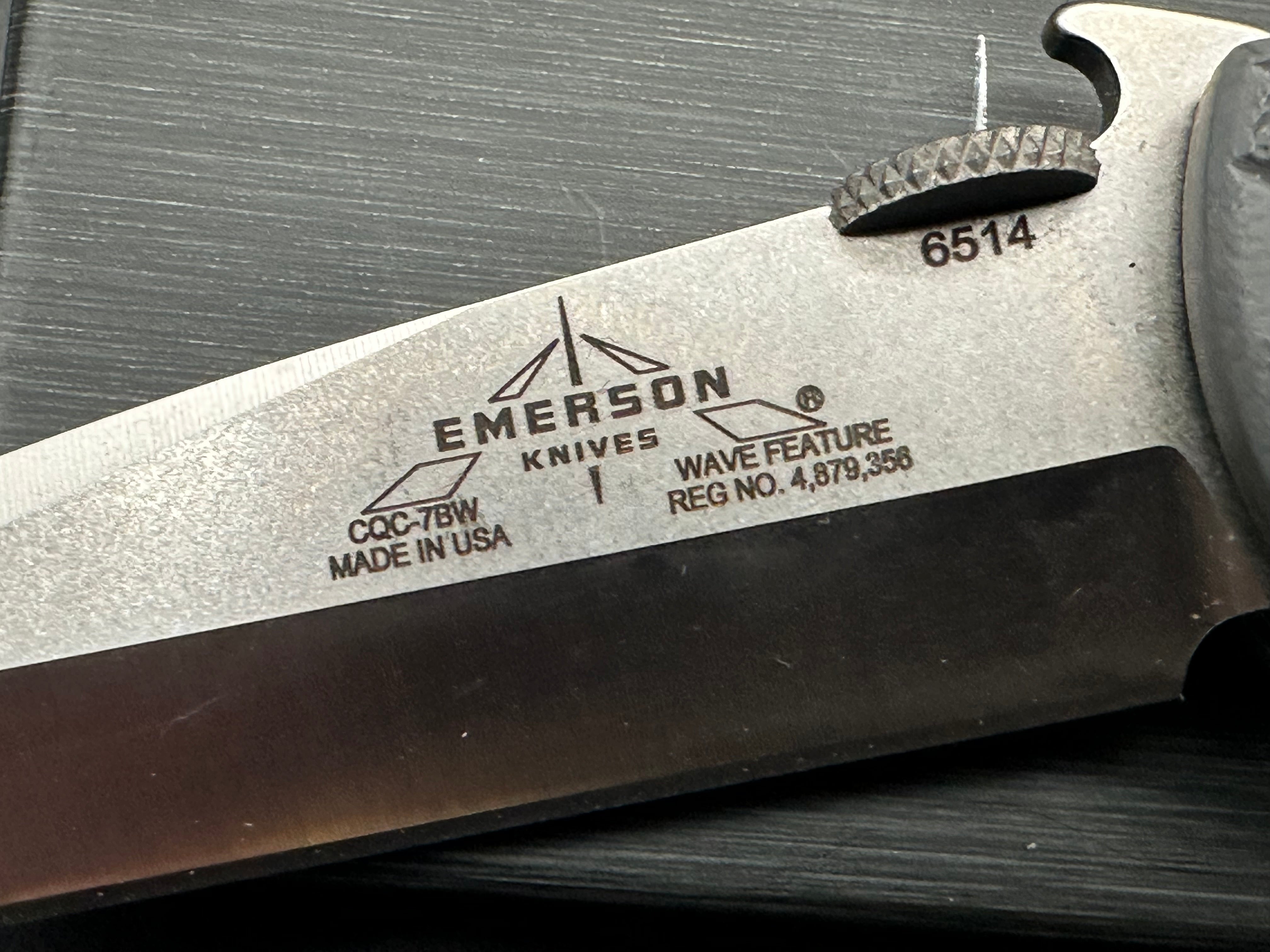 Emerson CQC-7B Folding Knife - 25th Anniversary Limited Edition with Stars & Stripes Design - Perfect for Outdoor Adventures, Camping, and Everyday Carry (EDC)