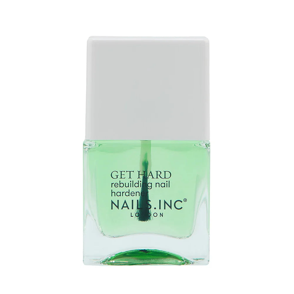 Nails Inc Get Hard Base Coat - Strengthening Nail Polish for Long-Lasting Manicures | Perfect for Gel, Acrylic & Natural Nails