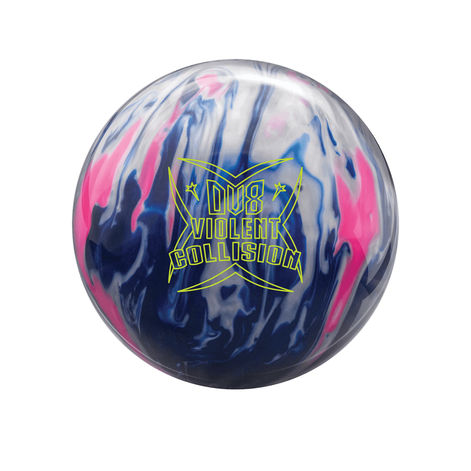 DV8 Violent Collision Bowling Ball - High Performance Reactive Resin Bowling Ball for Hook & Strike | Perfect for League Play & Tournament Competition