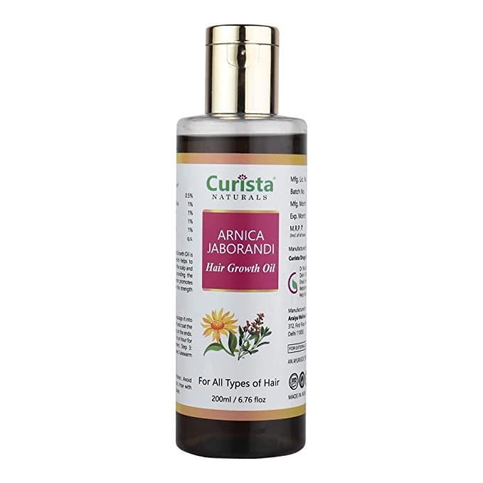 Arnica & Jaborandi Hair Growth Oil - Strengthen & Shine Hair Naturally | Fast Hair Growth Treatment for Thicker, Healthier Locks | Perfect for Daily Scalp Massage & Damaged Hair Repair