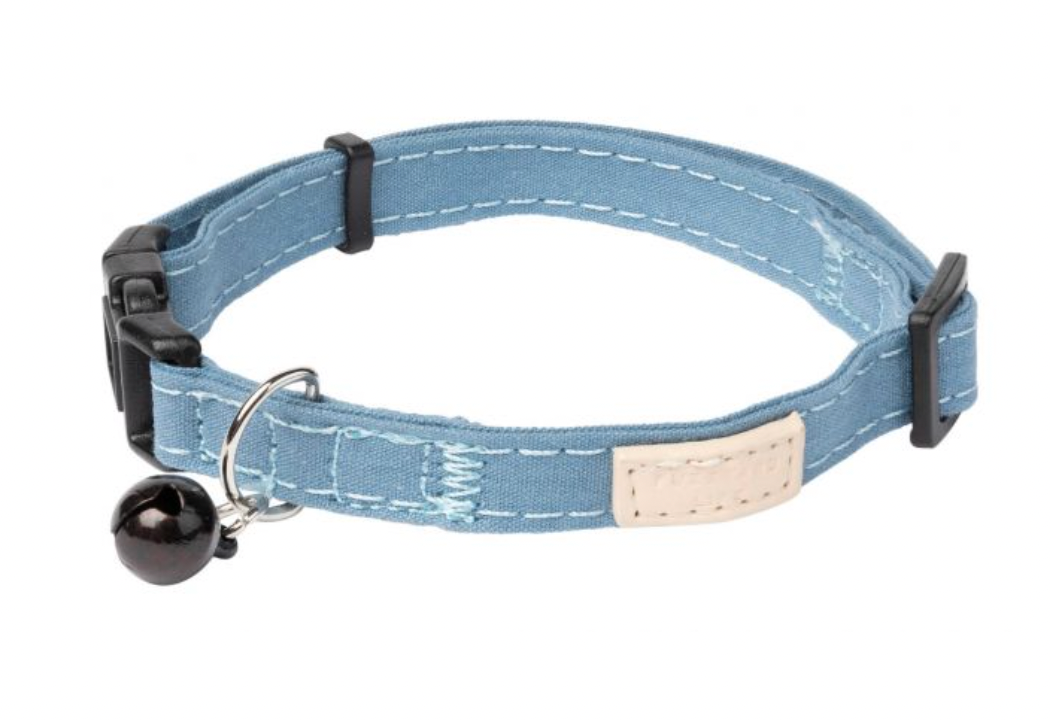Premium Soft & Stylish Fuzzyard Cat Collar with Bell - Adjustable Breakaway Safety Collar for Indoor/Outdoor Cats - Perfect for Daily Wear, Grooming & Pet Identification