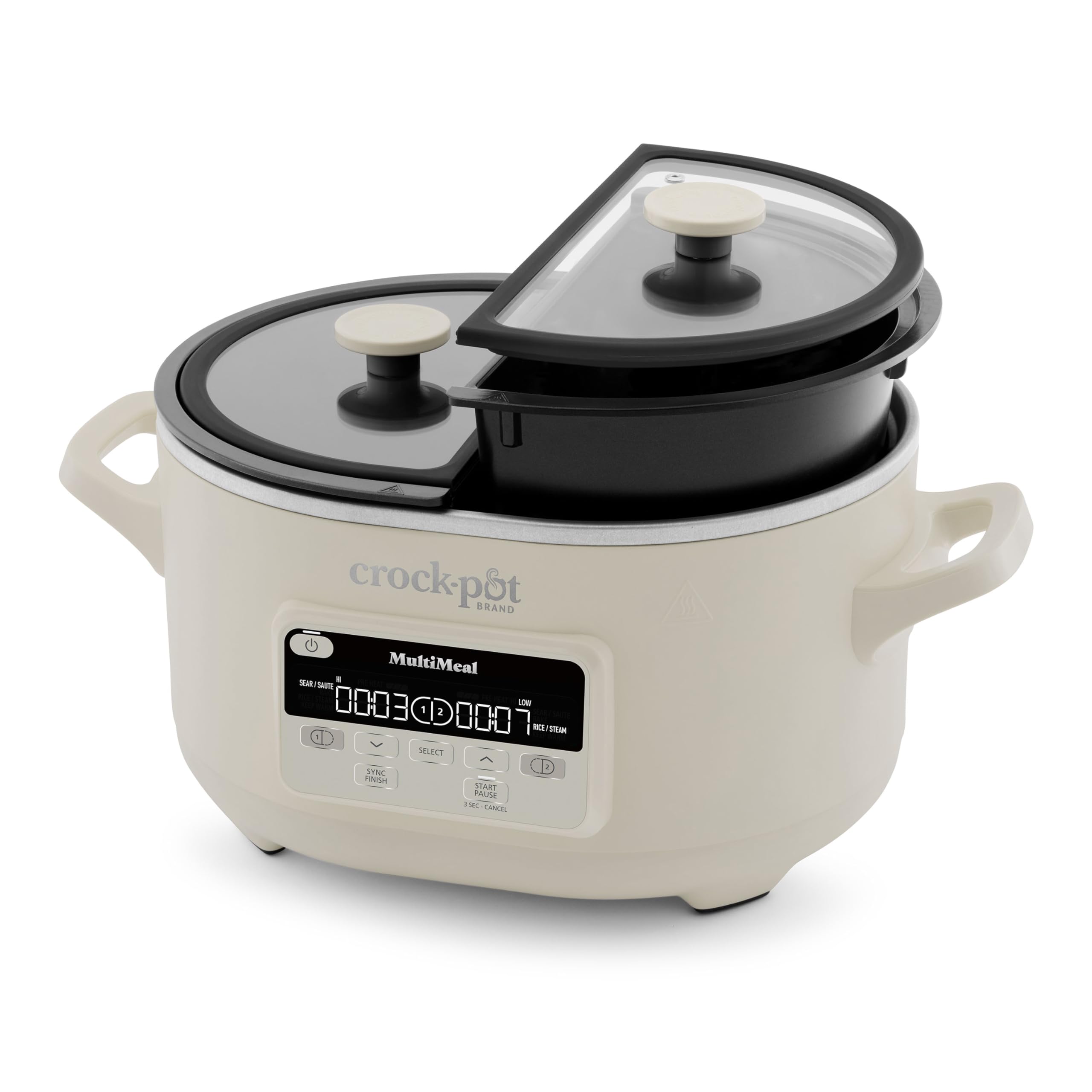 Crock-Pot MultiMeal 6-Quart Programmable Slow Cooker with Bake Function - Digital Multicooker for Stews, Soups & Oat Milk - Perfect for Family Dinners & Meal Prep