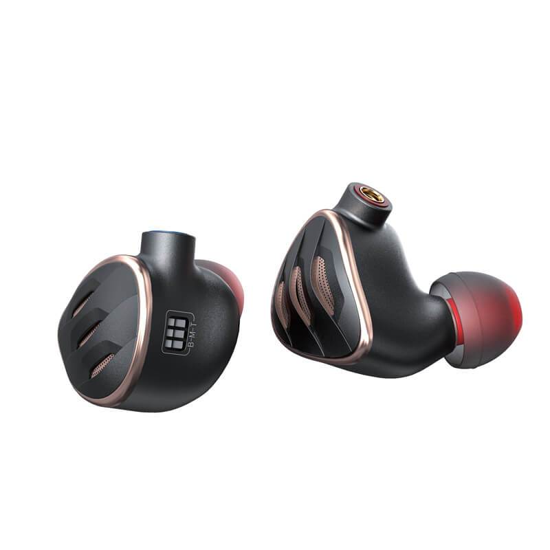 FiiO FH5s Hybrid 4 Driver In-Ear Monitors (IEM) - 2 Dynamic Drivers + 2 Balanced Armatures for Audiophiles | Perfect for Studio Recording, Gaming & Travel