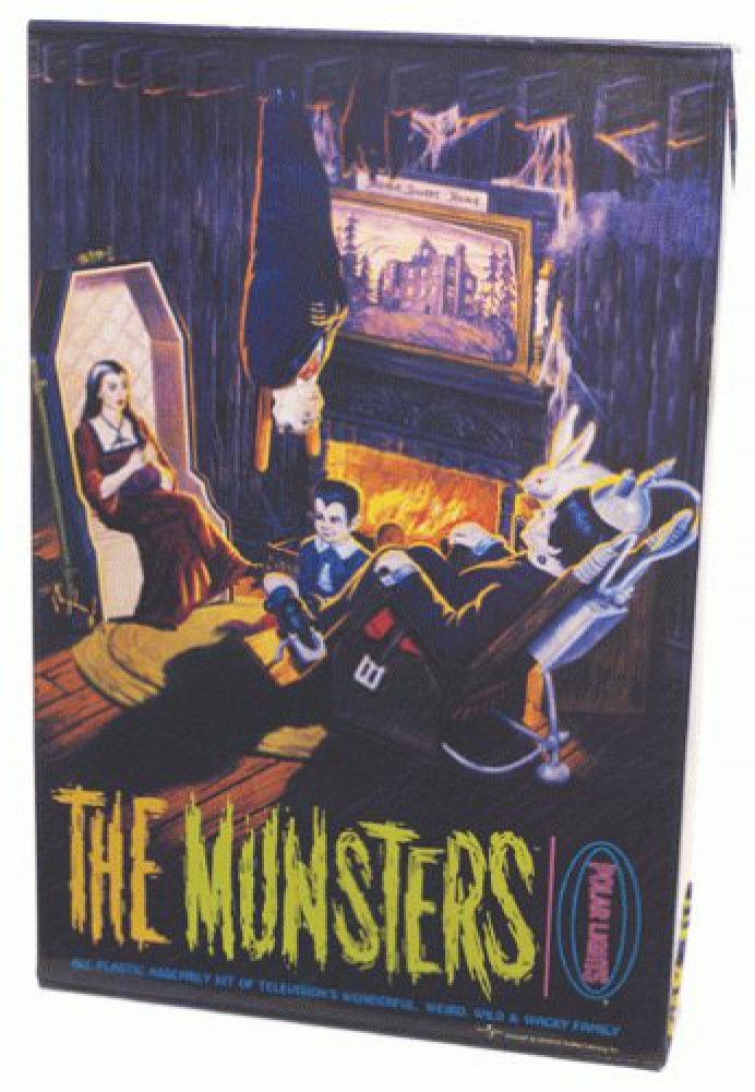 The Munsters Living Room Model Kit by Polar Lights – Perfect for Collectors & Halloween Decorations
