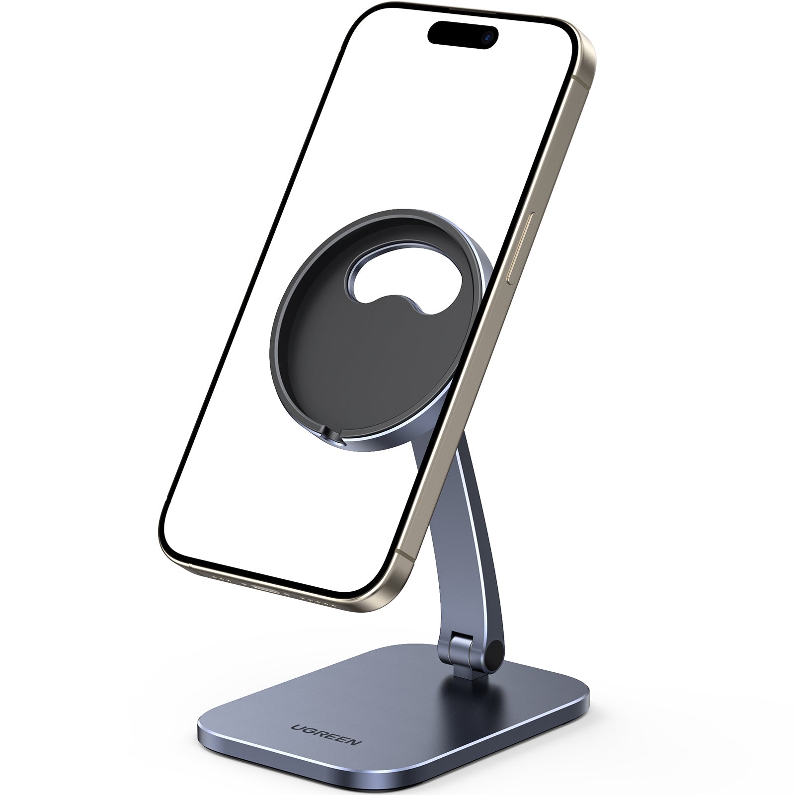 UGREEN MagSafe Foldable 3-in-1 Wireless Charging Stand for iPhone 15/14/13/12 - Portable Phone Holder with Fast Charging for Home, Office & Travel