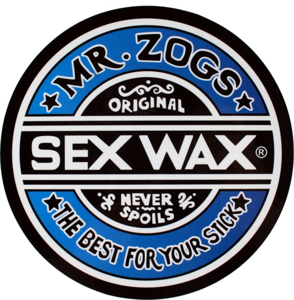 Sex Wax 3 Inch Circle Decal Sticker - Waterproof Vinyl for Surfboards, Snowboards, and Laptops