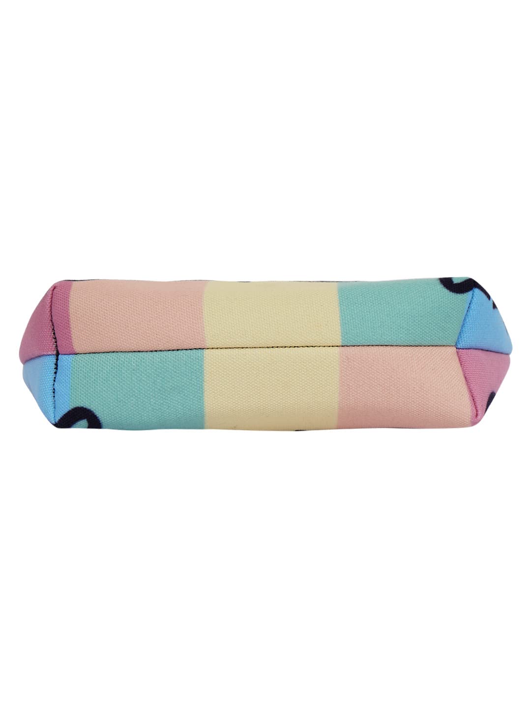 Stylish Printed Canvas Makeup Pouch for Women - Waterproof Cosmetic Bag with Zipper | Travel Toiletry Organizer | Perfect for Travel, Gym & Daily Essentials Storage