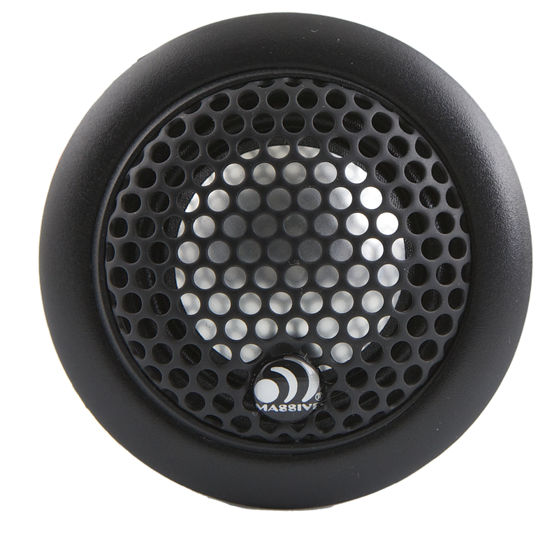 60W RMS 25mm Aluminum Dome Tweeters - Multi Mounting Car Audio Speakers for Clear Highs | Perfect for Car Stereo, Home Theater & PA Systems