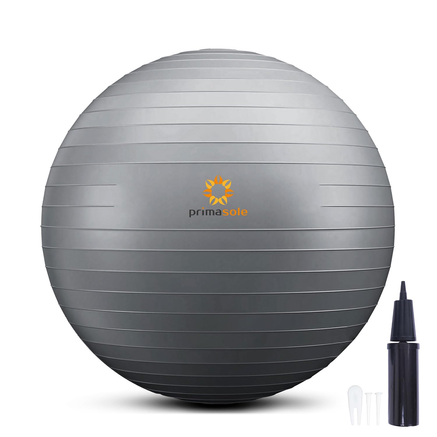 Primasole Exercise Ball for Balance, Stability, Fitness, Yoga, Pilates - Anti-Burst Gym & Home Workout Ball for Core Strength, Pregnancy & Office Chair - Perfect for Home Gym, Yoga Studio & Office Ergonomic Seating