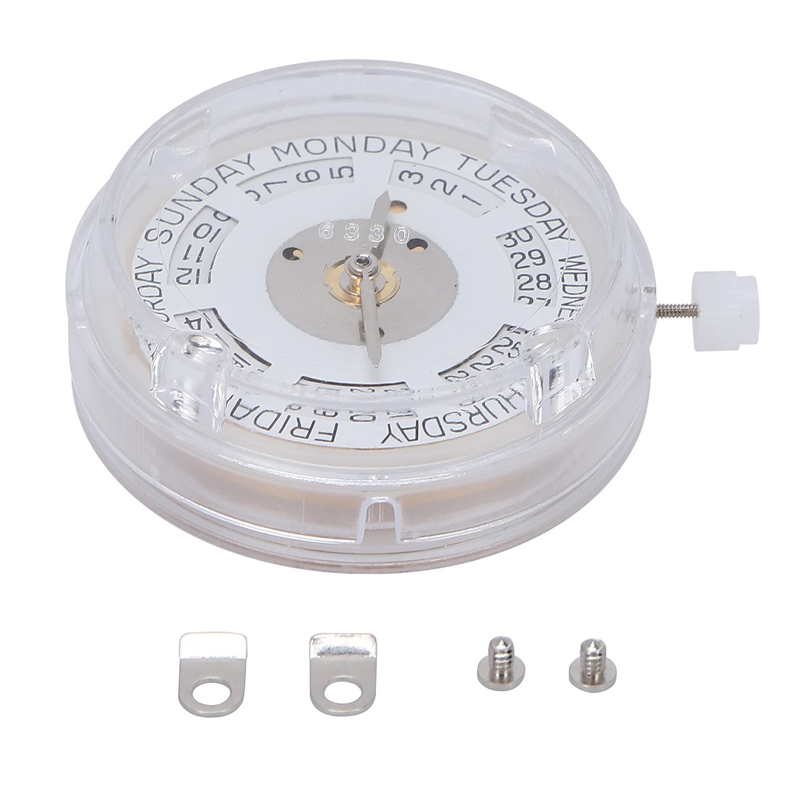 Cryfokt 2834 Mechanical Watch Movement - High Accuracy Repair Part for Watchmakers | Professional Watch Repair Tool with Storage Box