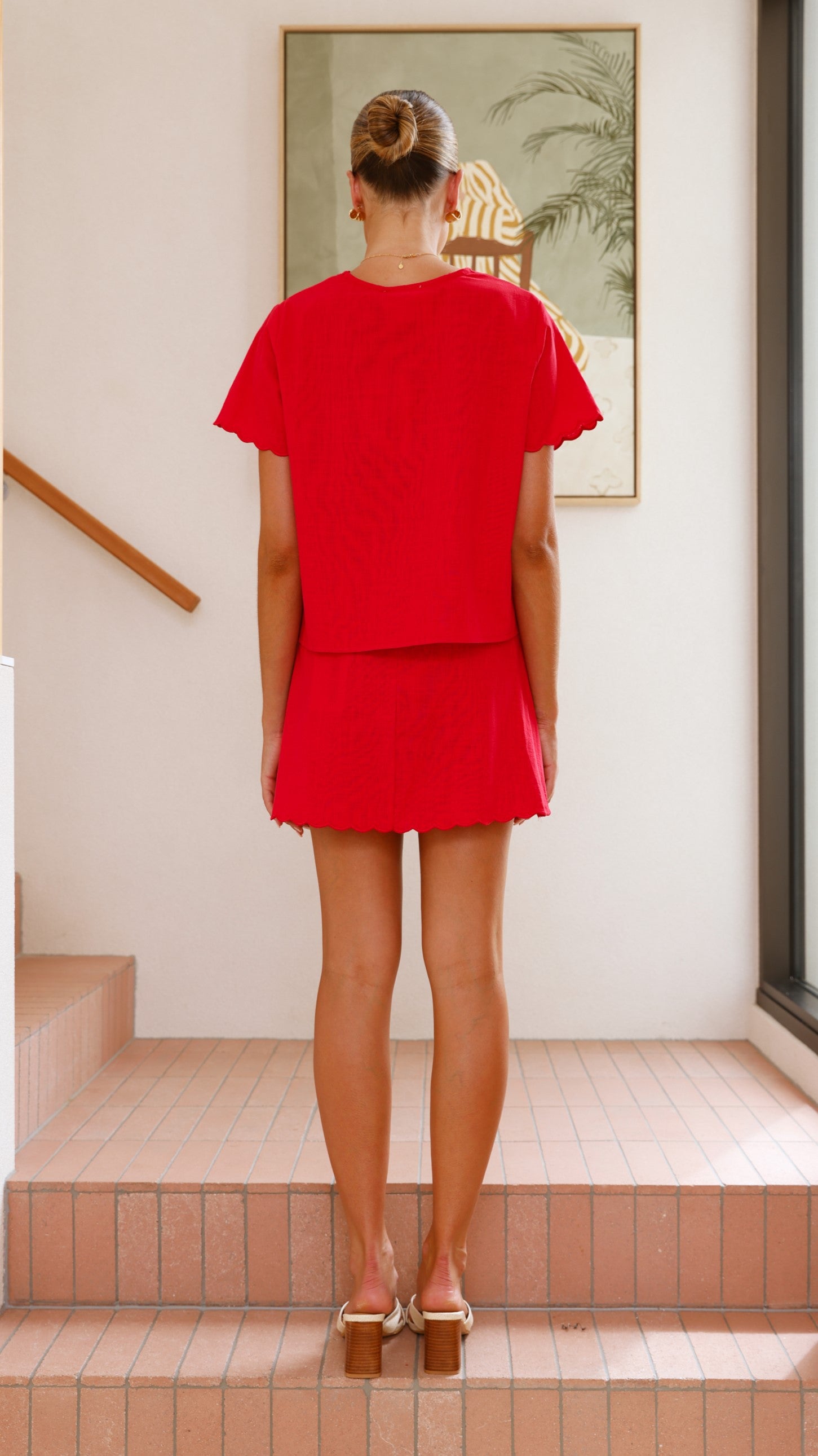 Stylish Colton Top in Red - Perfect for Casual Outings, Parties, and Everyday Wear