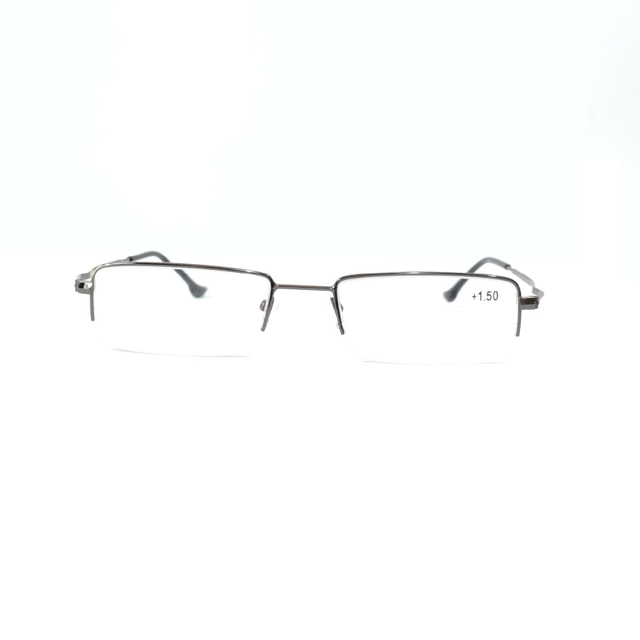 Ultra Lightweight Metal Supra Grey Reading Glasses for Men & Women - Comfortable Eyewear for Reading, Working & Computer Use