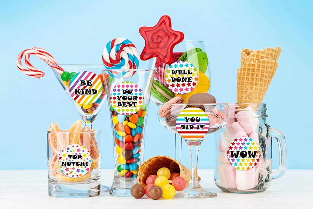 SICOHOME Teacher Reward Stickers - 23 Sheets for Classroom & Kids Motivation
