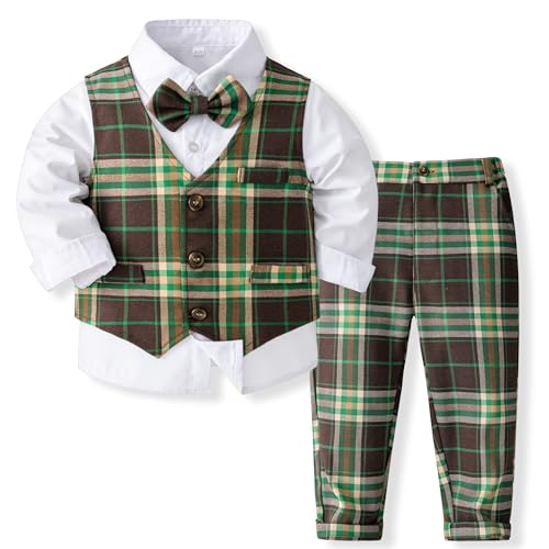 Green Plaid Set