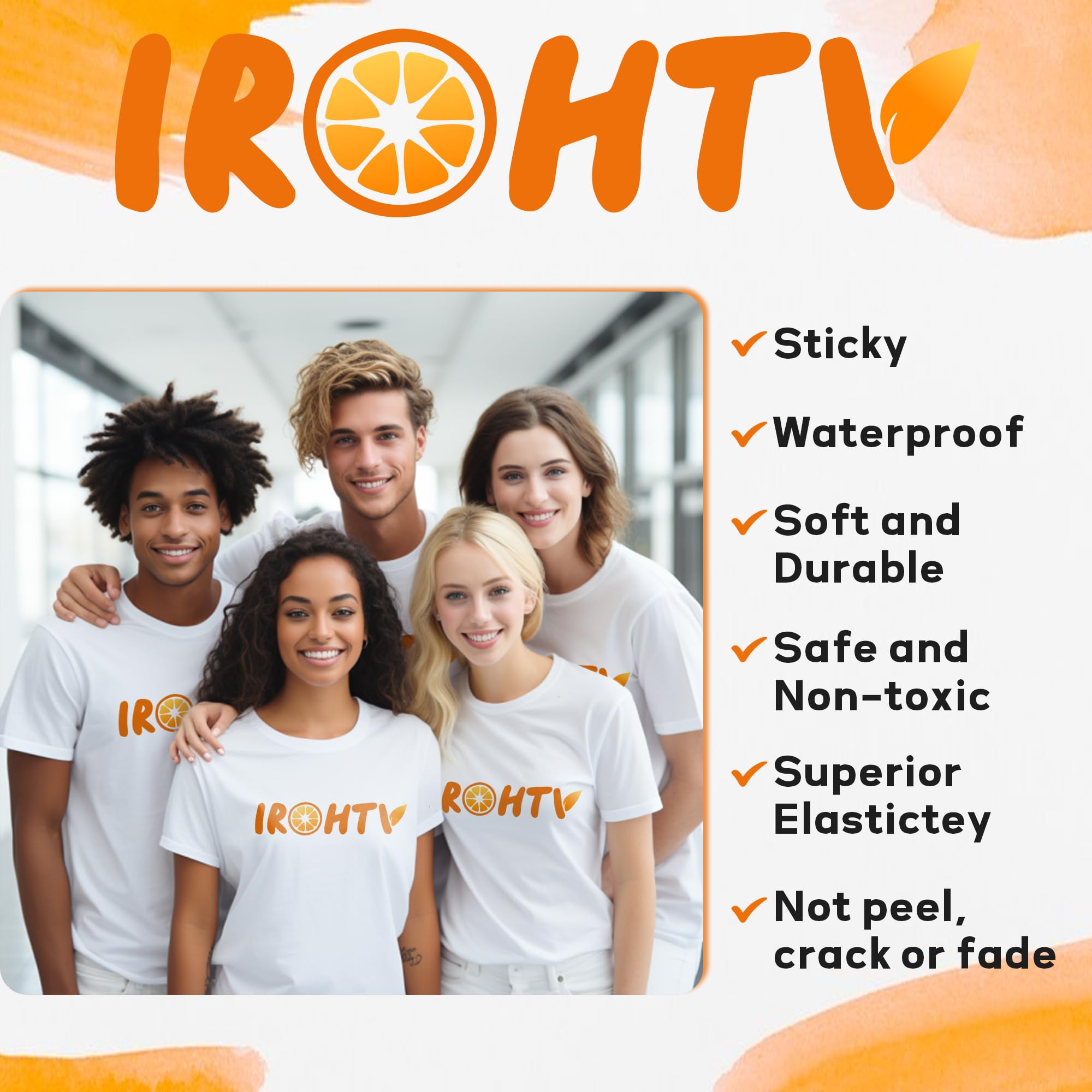 IROHTV Gold Heat Transfer Vinyl Roll - 12