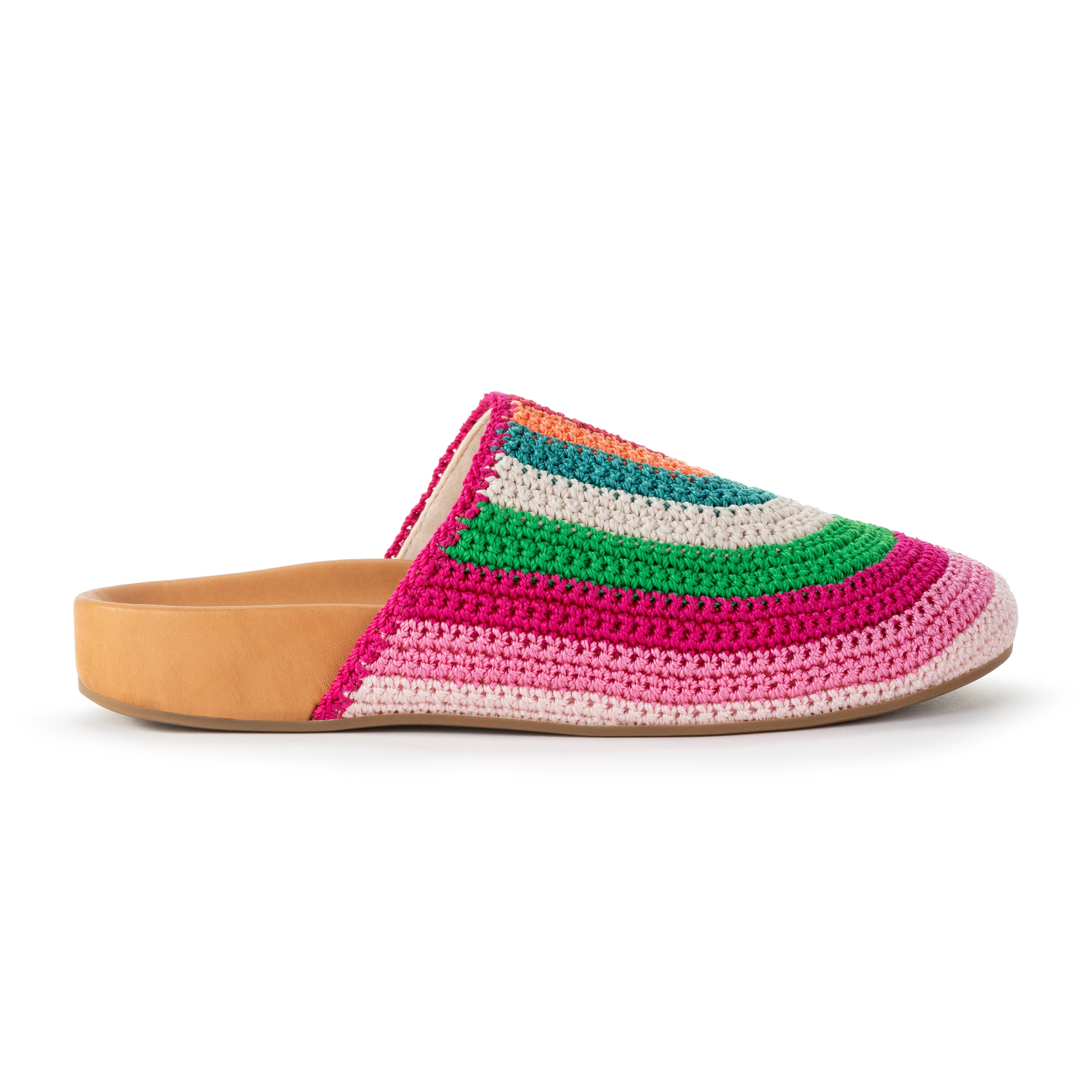 Bolinas Crochet Clogs for Women - Comfortable Handmade Summer Slide Sandals with Arch Support - Perfect for Beach, Pool, and Casual Outings