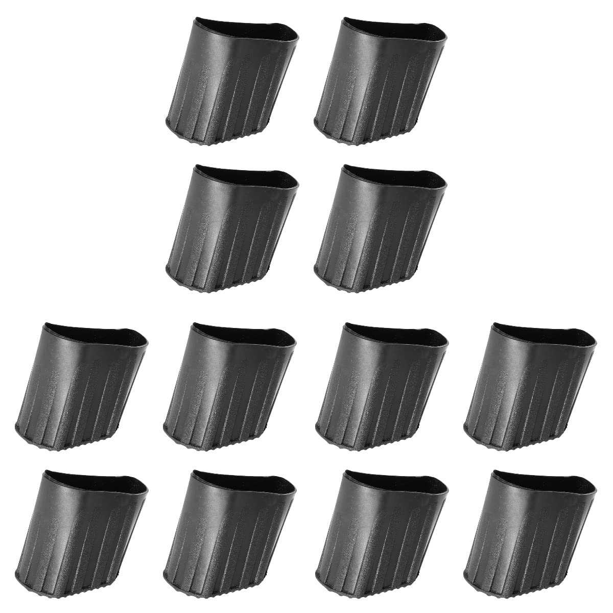 12-Pack Non-Slip Ladder Feet Pads - Heavy Duty Rubber Step Ladder Mats for Safety & Floor Protection - Perfect for Home, Garage, Workshop & Office Use
