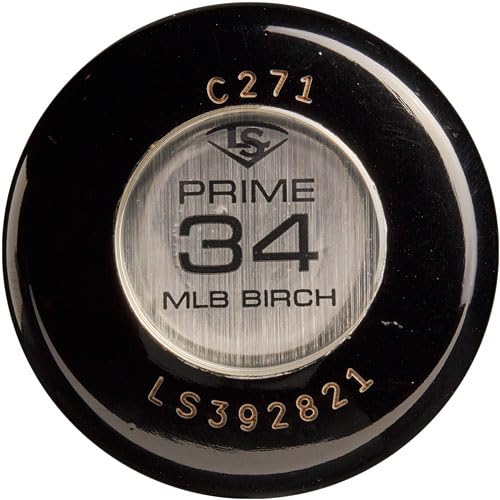 Louisville Slugger MLB Prime Birch C271 Baseball Bat - Professional Grade Wood Bat for Baseball Players, Perfect for Games & Training