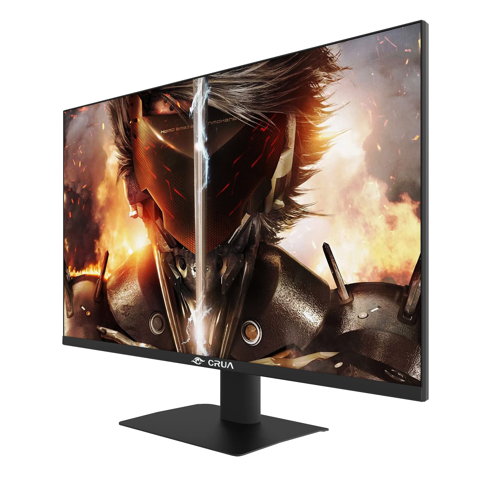 CRUA 27 Inch Gaming Monitor 144Hz/165Hz, Full HD 1080P Frameless PC Monitor, 1ms GTG Response, AMD FreeSync, 100% sRGB, Eye Care Technology, HDMI & DP Ports - Perfect for Esports, FPS Gaming & Home Office Setup