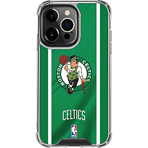 Official NBA Boston Celtics Clear Phone Case for iPhone 13 Pro - Slim Protective Cover with Scratch-Resistant Design - Perfect for Basketball Fans, Game Days & Celtics Supporters