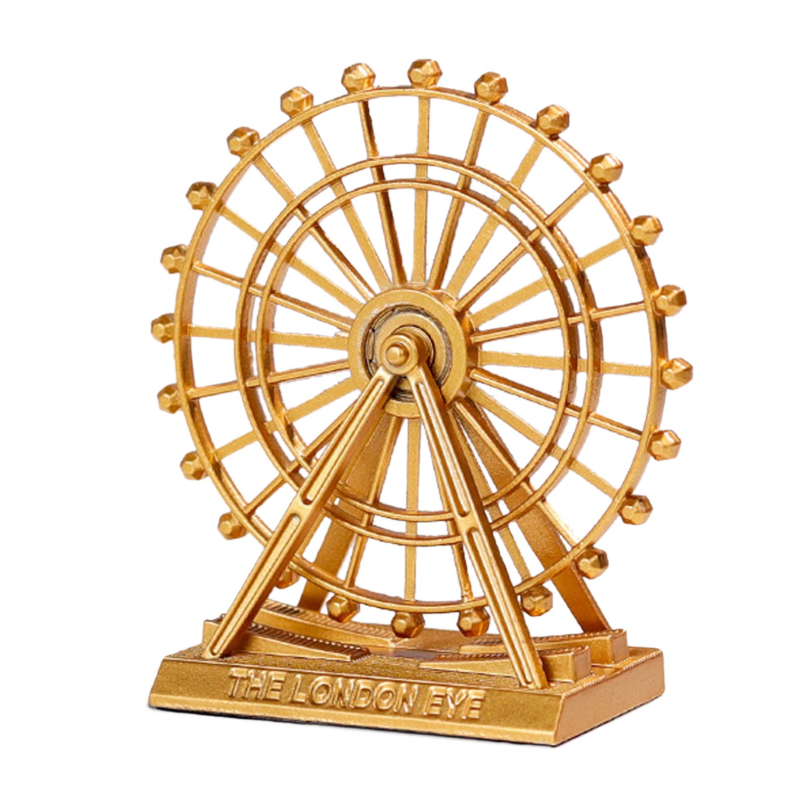 Firlar Retro Metal Ferris Wheel Ornament - Mini London Eye Sculpture for Christmas Decor, Home Desk & Tabletop Decoration | Perfect Gift Idea for Holiday, Birthday & Anniversary Celebrations