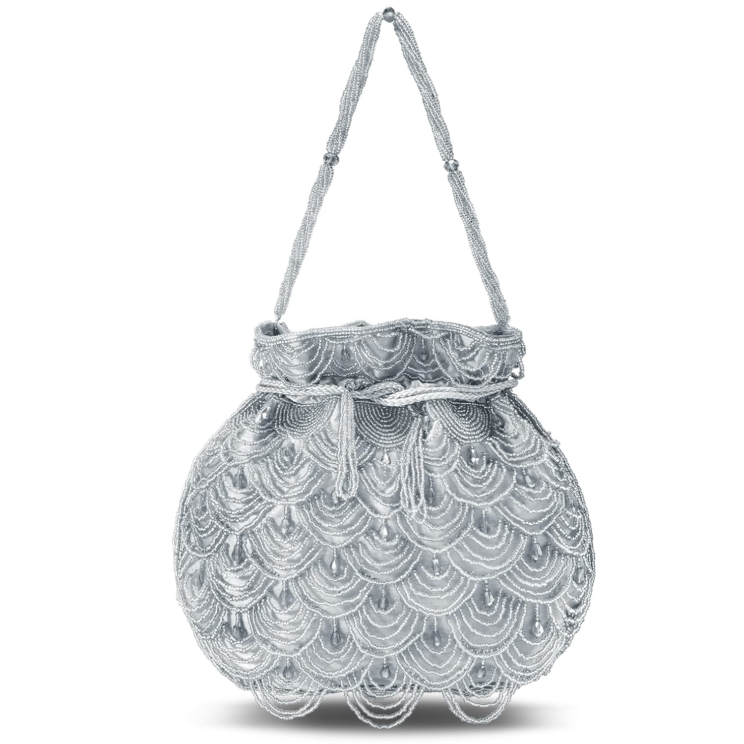 Elegant Aheli Potli Bags for Women - Ethnic Drawstring Clutch Purse | Perfect for Evening Parties, Weddings & Special Occasions